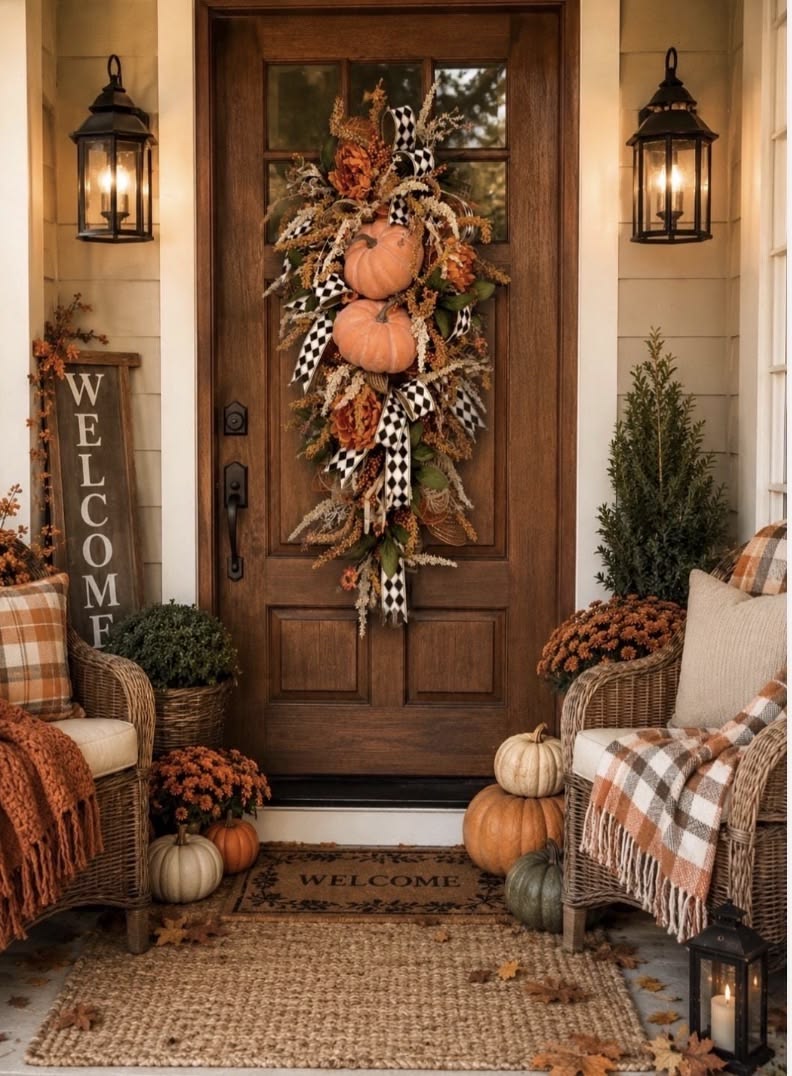 Elegant Fall Swag