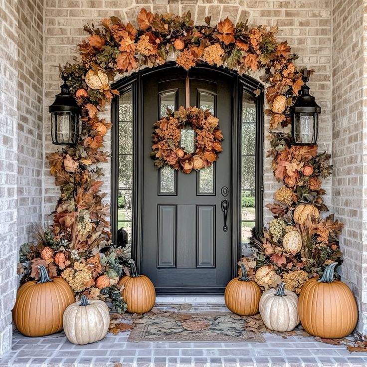 Fall Front Door Decor