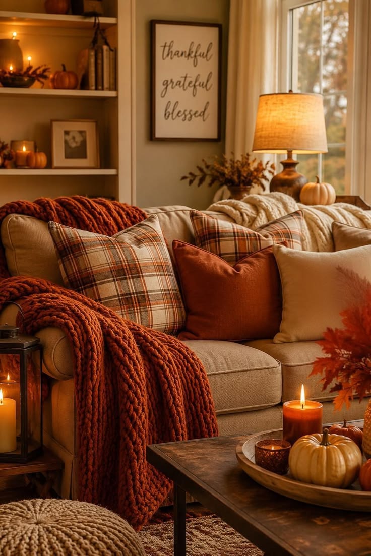 Fall Living Room Decor Ideas