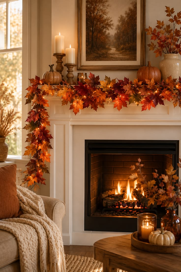 Fall Maple Leaf Garland