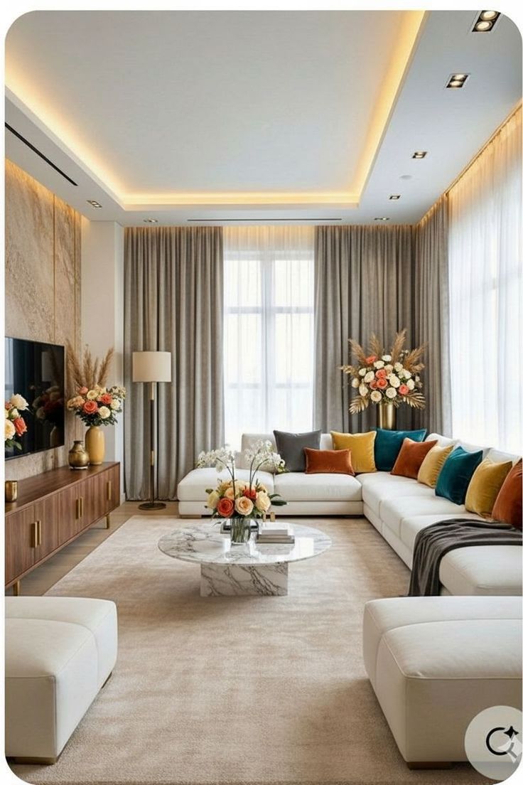 Luxury Neutral Living Room