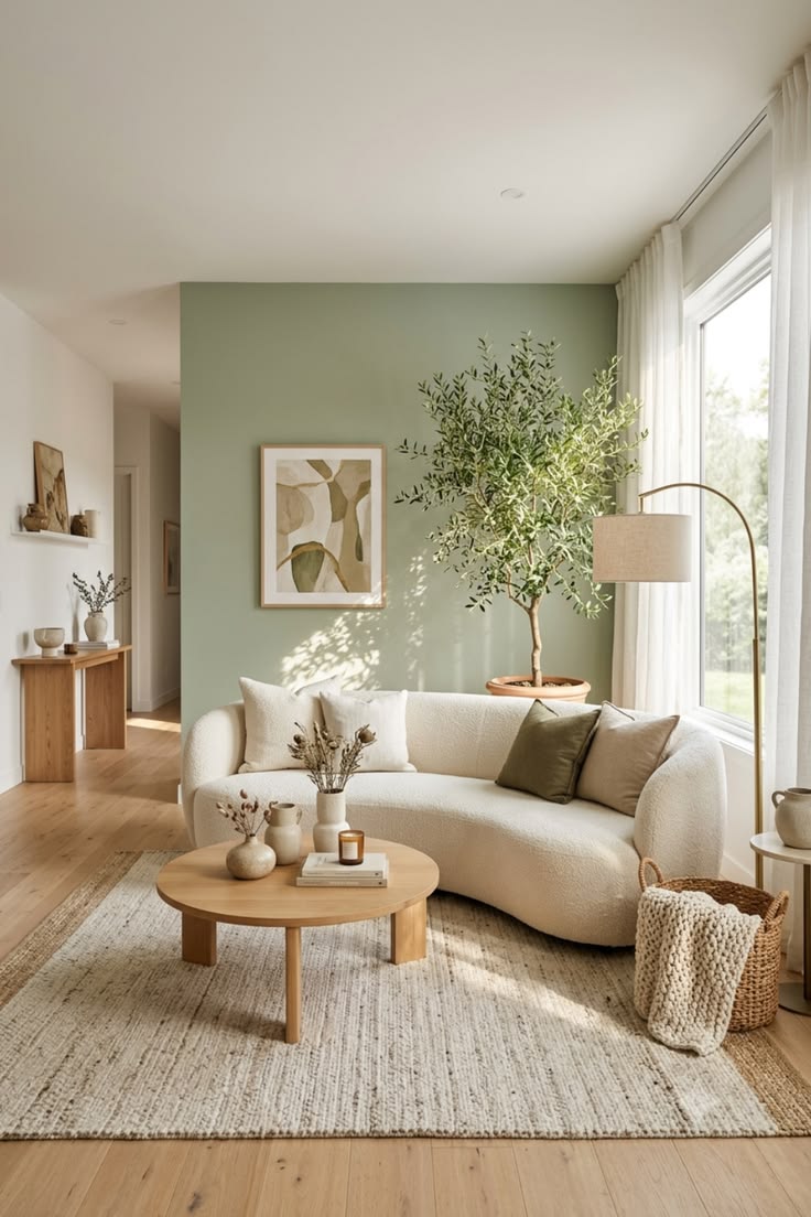 Sage Green Living Room Decor Ideas