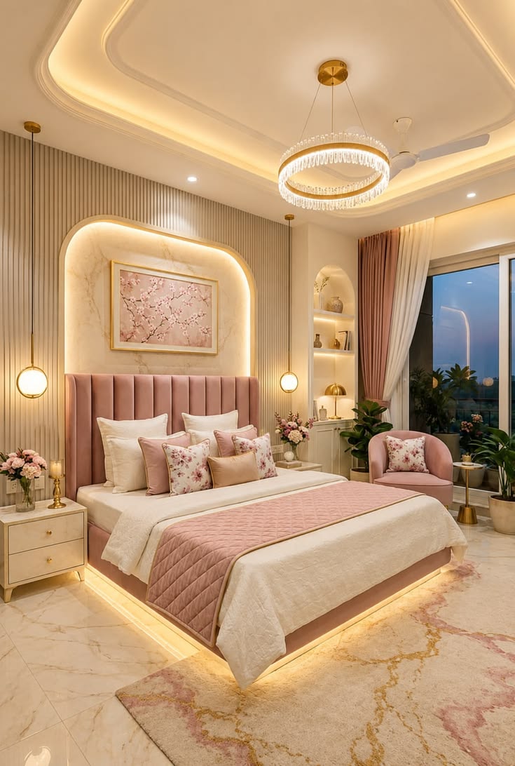 Blush Pink Bedroom