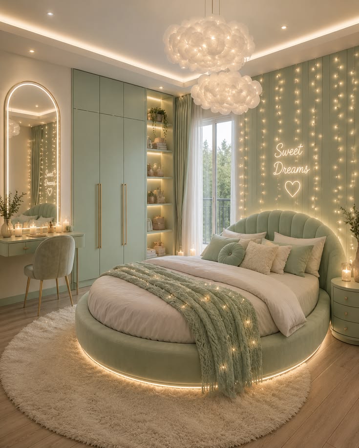 Green Bedroom
