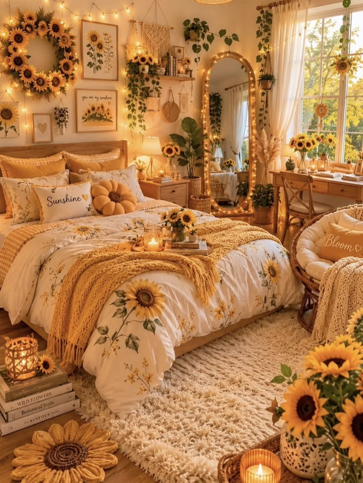 Sunflower Dream Room