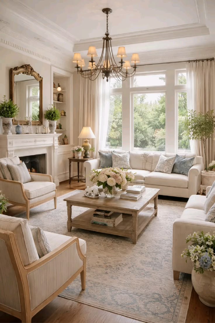 Luxury Bright Neutral Living Room