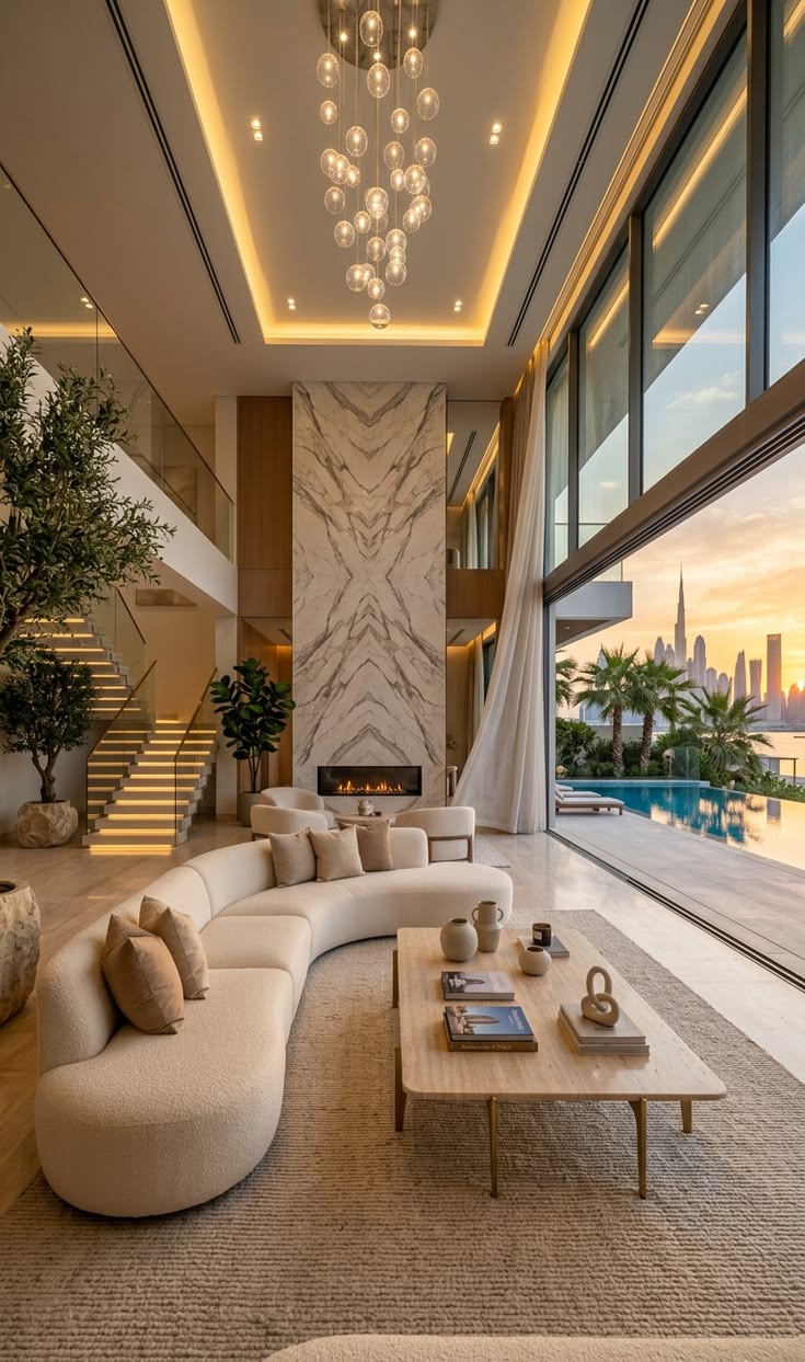 Luxury Villa Living Room