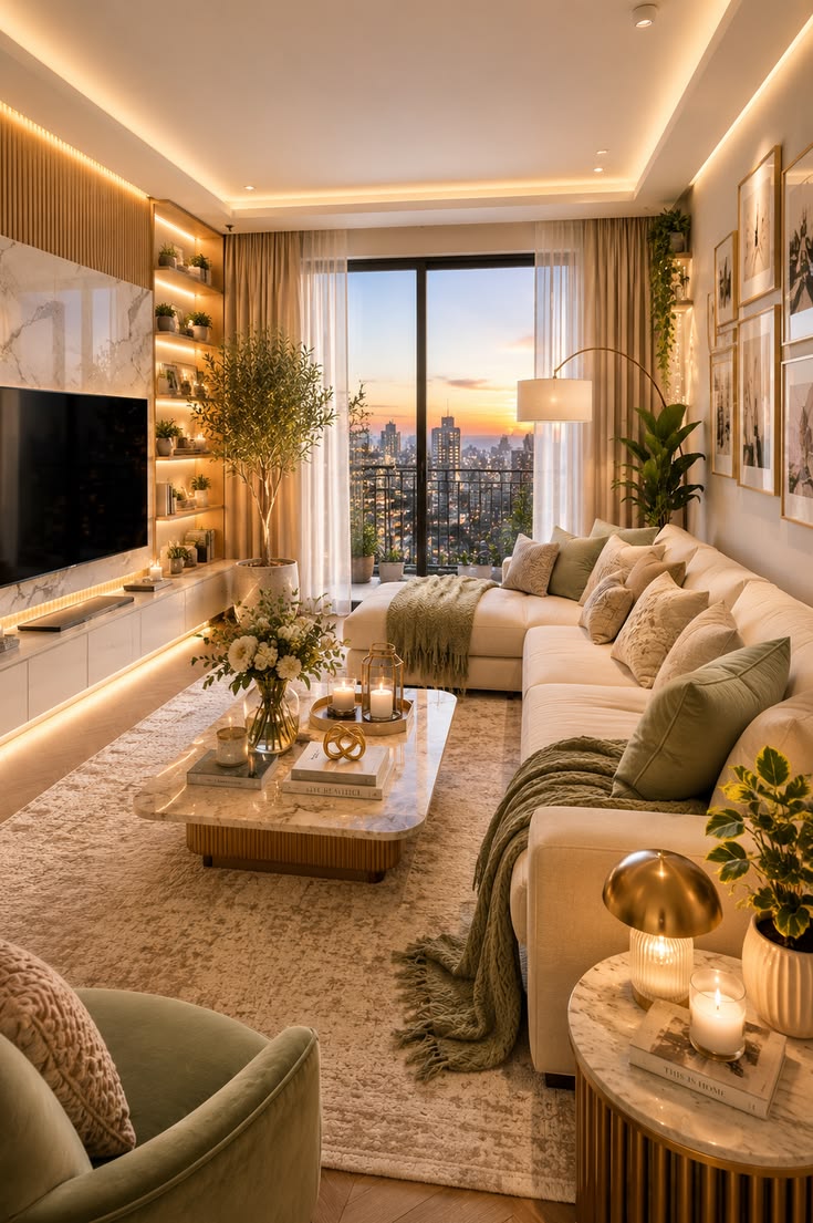 Bright Luxury Living Room Ideas