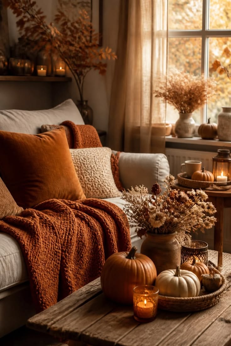 Cozy Window Nook Dried Florals