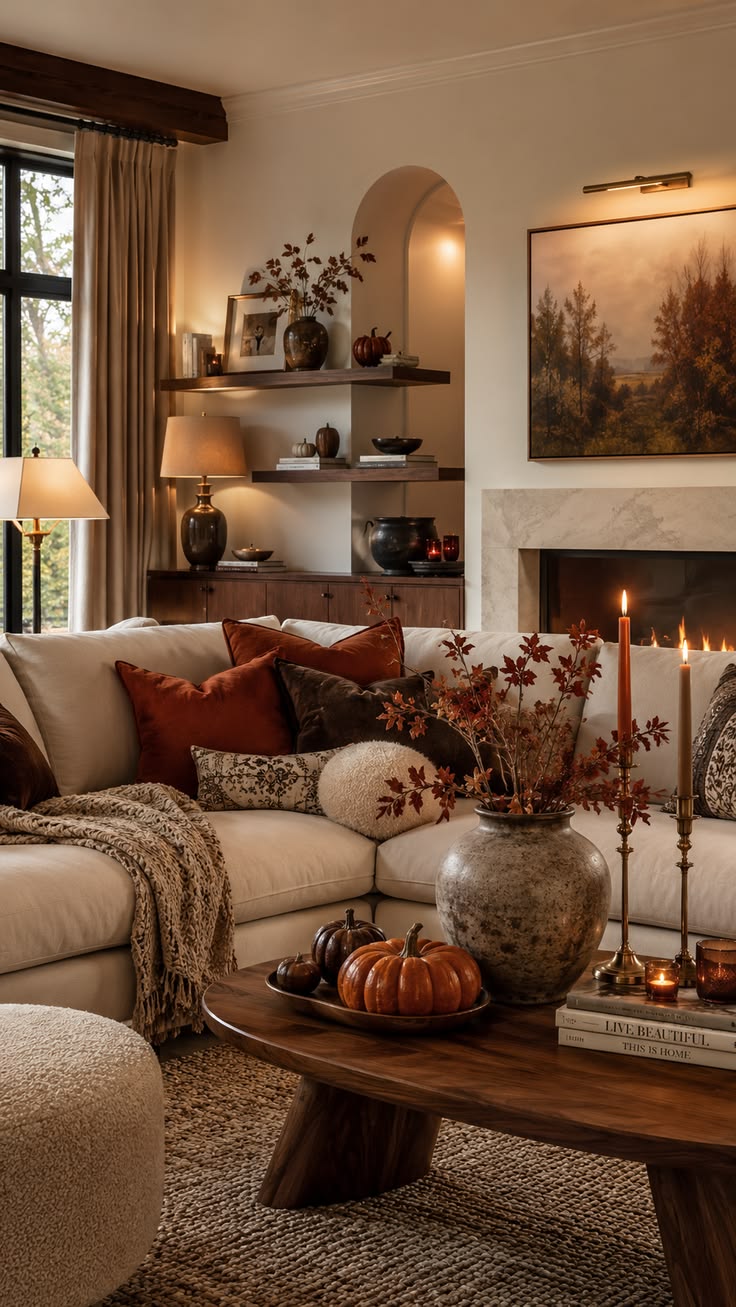 Organic Modern Earthy Fall Decor