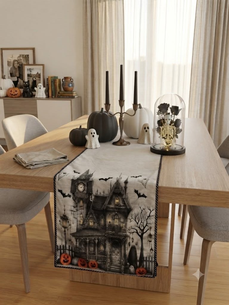 Haunted House Runner Candelabra