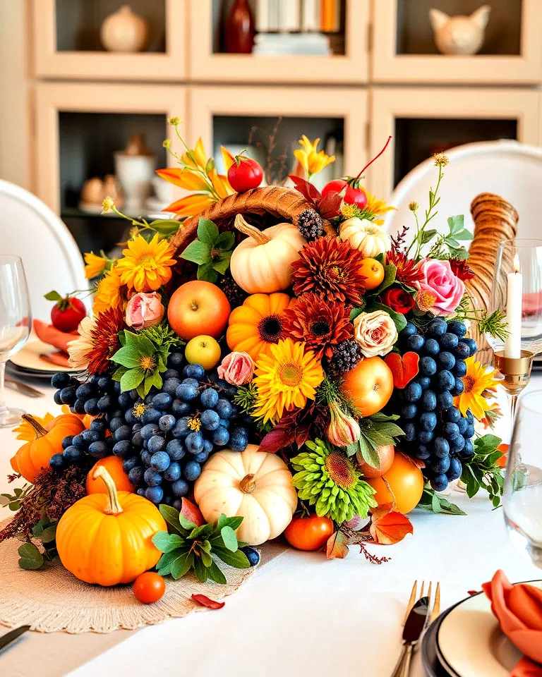40 DIY Cornucopias for Thanksgiving Decor