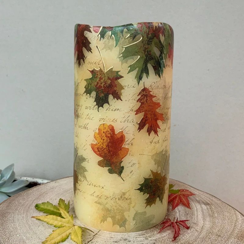 40 DIY Candles and Candle Wraps for Thanksgiving