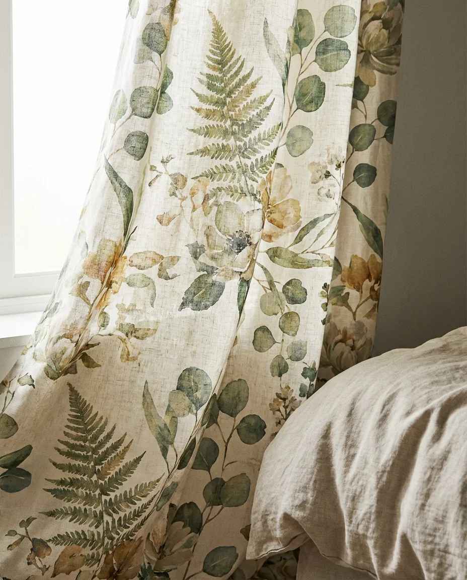 Modern bedroom curtain ideas with heavy blackout thermal fabric for total light control.