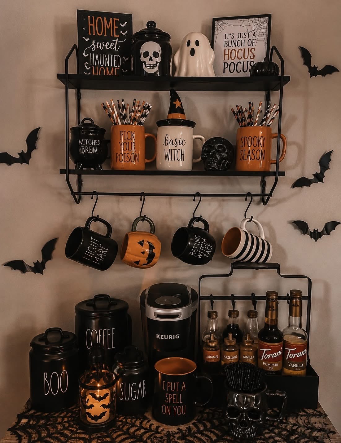 Monochromatic Rae Dunn Typography Bar