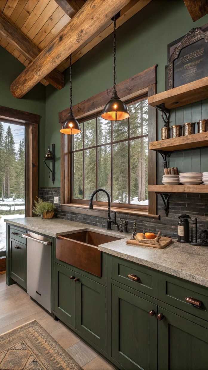 45+ Green Kitchen Cabinets Ideas for a Stunning Kitchen