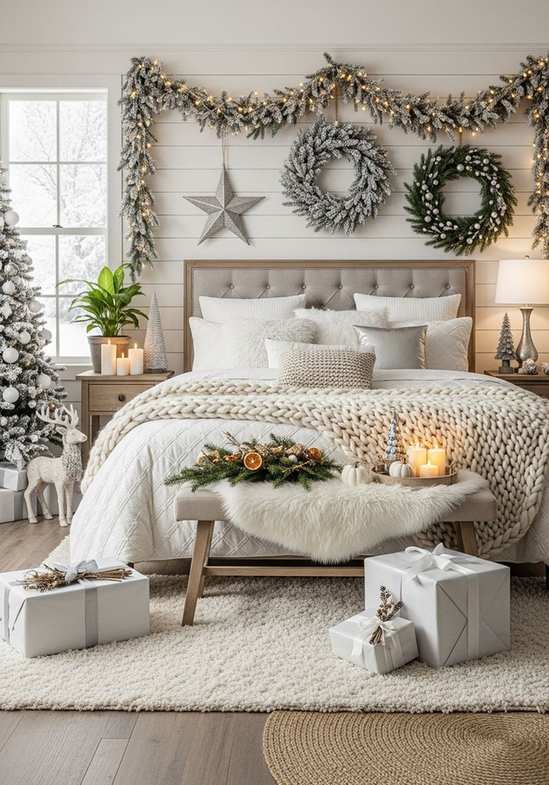 34 Cozy Christmas Bedroom Decor Ideas You'll Love
