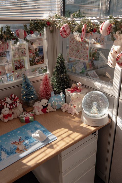 37 Christmas Office Decor Ideas for a Festive Workspace