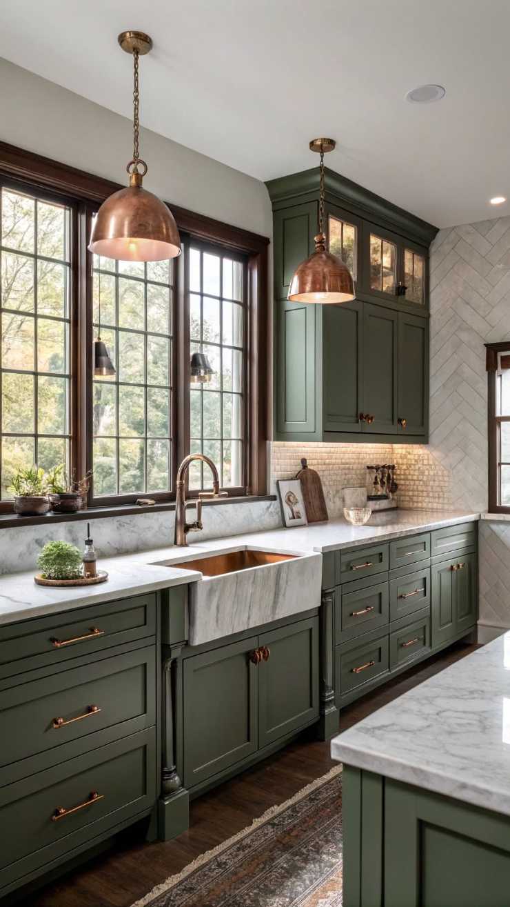 45+ Green Kitchen Cabinets Ideas for a Stunning Kitchen - Decor Canvas