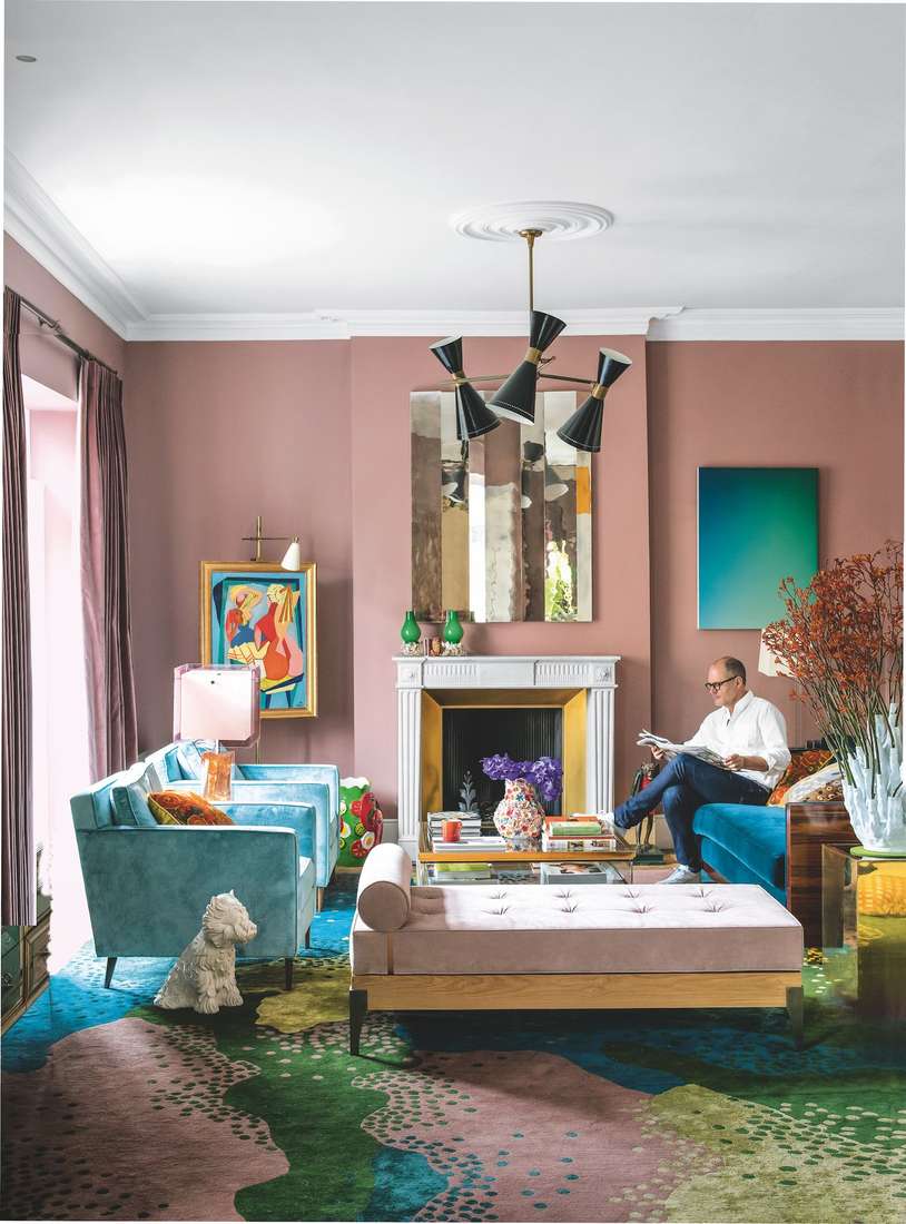 Living room with oatmeal linen curtains, beige sofa, jute rug, organic decor, bright window light.