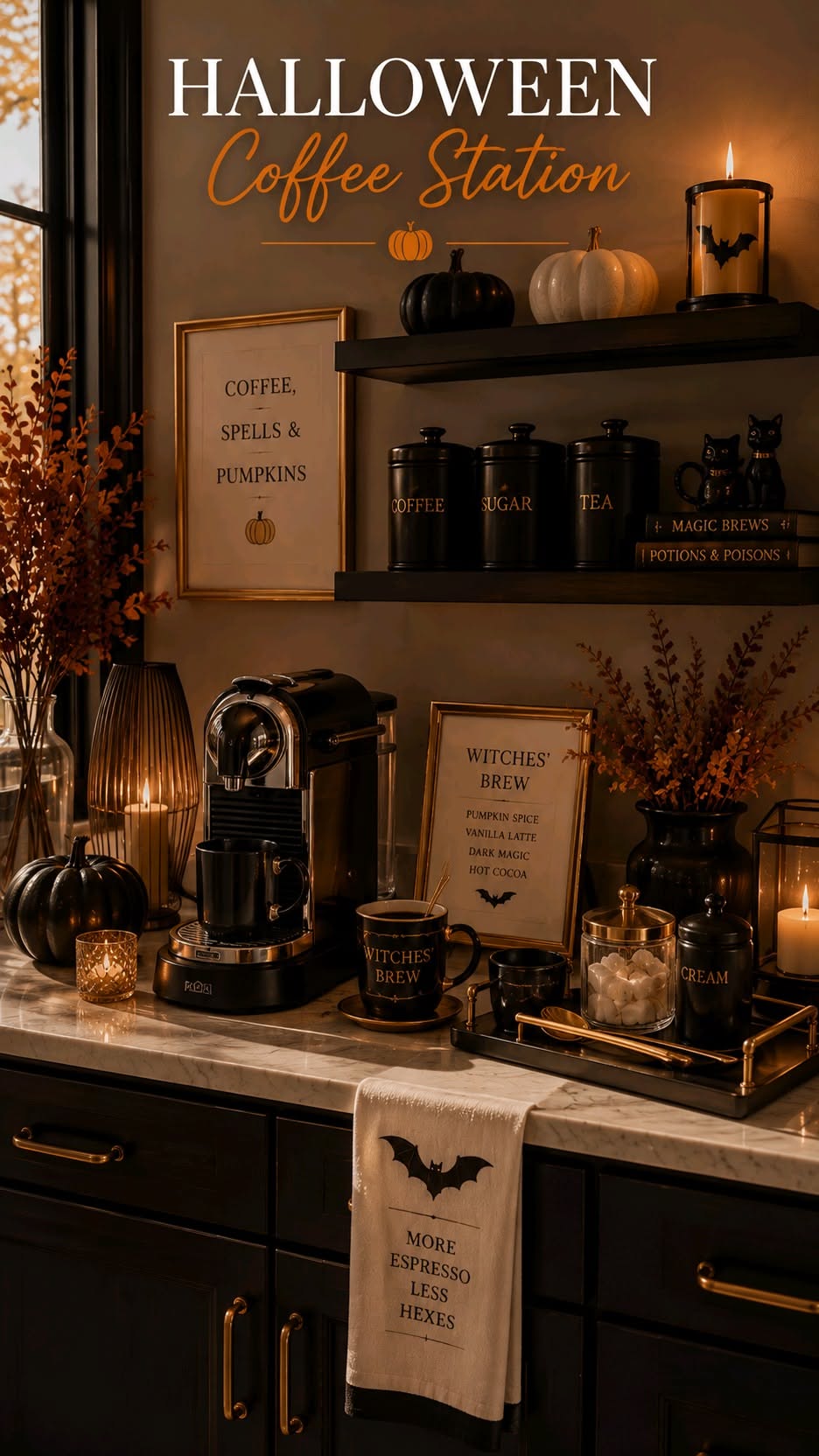 Luxury Witches' Brew Golden Nespresso Bar