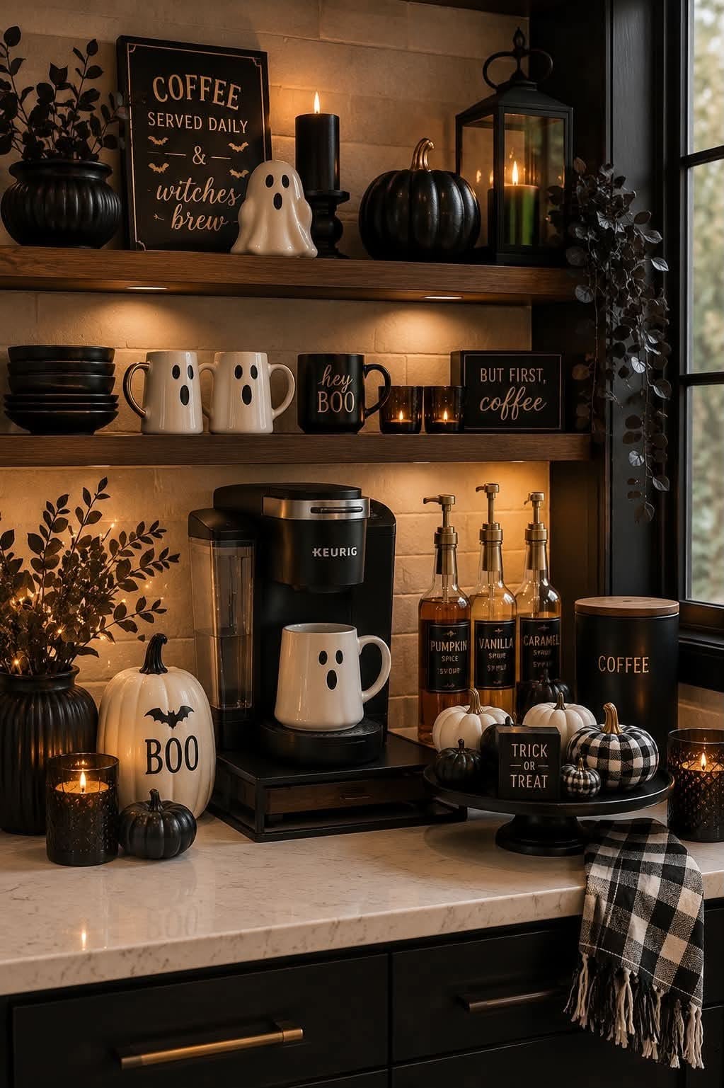 Moody Matte Black Keurig Pod Station