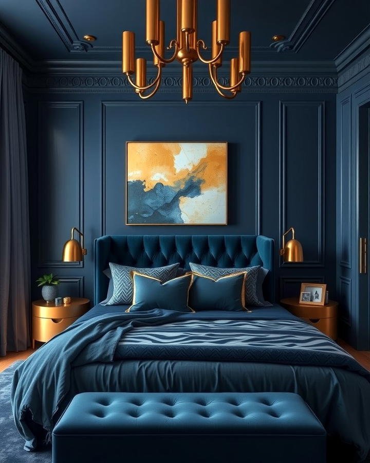 40 Navy Blue Bedroom Ideas For Men