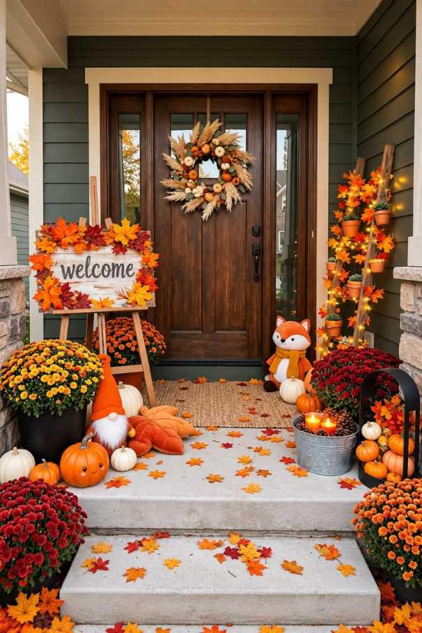 35+ Thanksgiving Wreath Ideas for a Welcoming Home